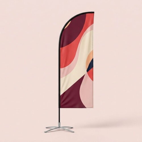 Beachflag straight