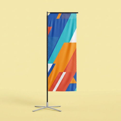 Beachflag-vierkant
